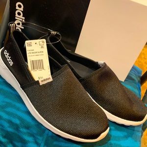 Adidas Lite Racer Slipon - Black memory foam